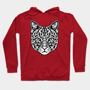 Minimalist Tabby Cat Hoodie